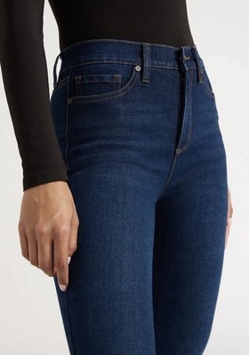 Sofia Jeans by Sofia Vergara High Rise Flare Dark Wash Blue Denim Jeans Size 14