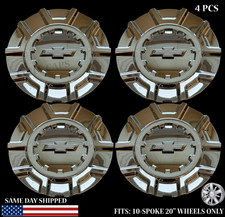 4pcs. Wheel Center Hub Cap For 2014-2018 Chevrolet Silverado High Country 20