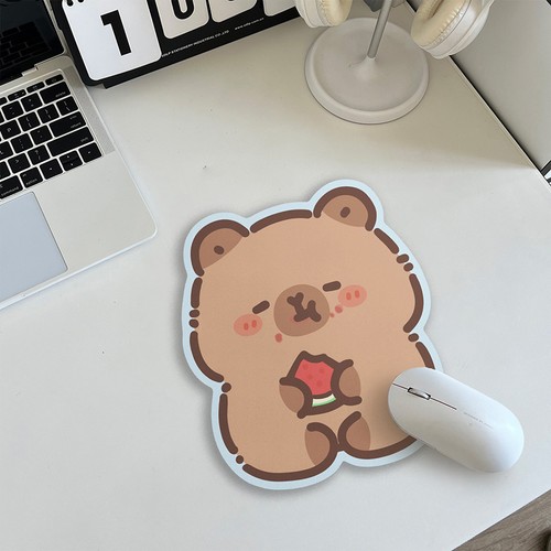 Non-Slip Mouse Pad Capybara Computer Keyboard Anti-Slip Desk Pad Mouse Mat - Afbeelding 10 van 18