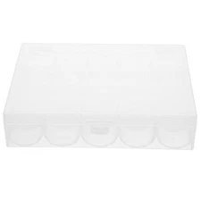  4 Pcs Sewing Storage Box Thread Spool Plastic Empty Spools Bobbin Case