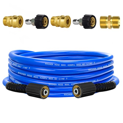 #ad Pressure Power Washer Hose 25 FT x 1 4 Super Flexible Kink Resistant Car Was... $32.60