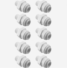 Ten Pack 1/4 x1/8 Male Connector Quick Connect Connection Fittings for Water...
