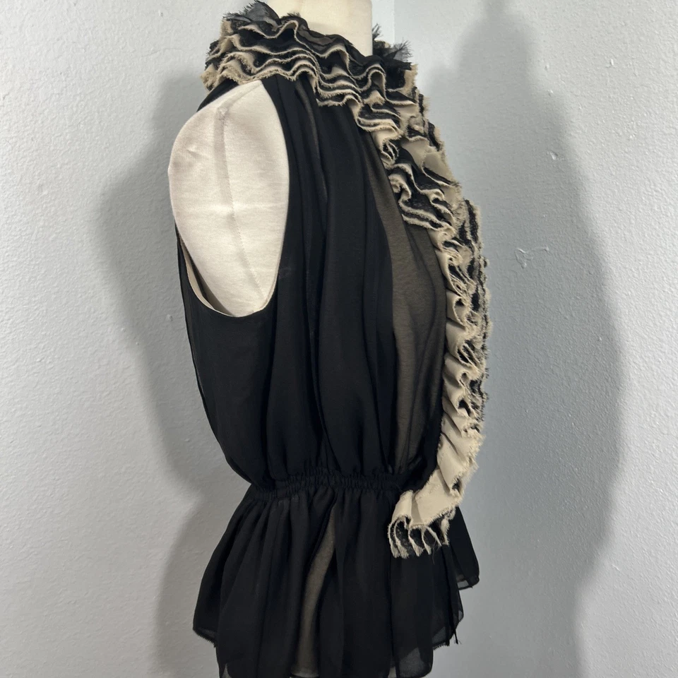 Blusa Robert Rodriguez for Target para mujer XS con volantes suave niña Regency etérea Foto 4 de 4