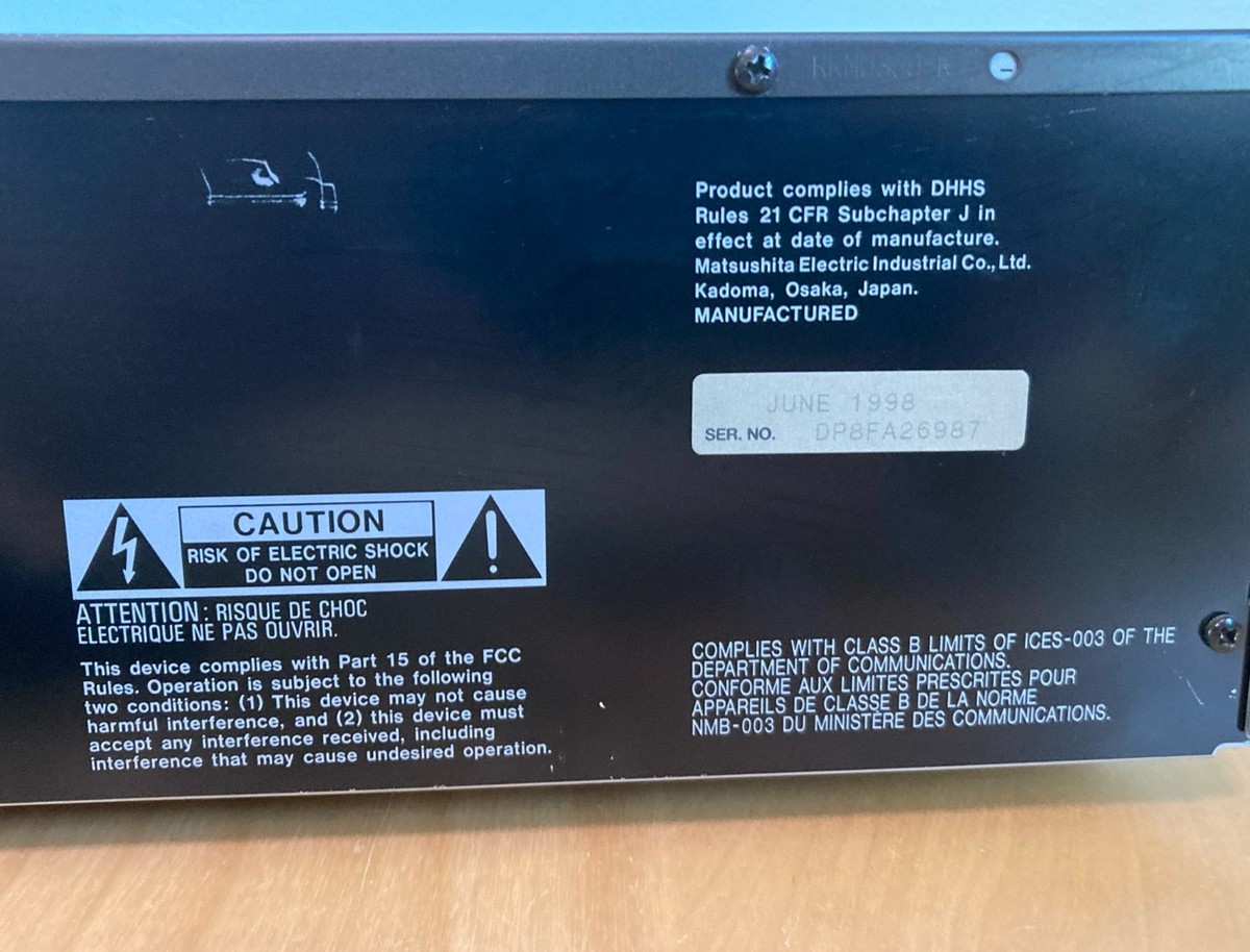 Technics SL-PD688 CD Changer for sale online | eBay