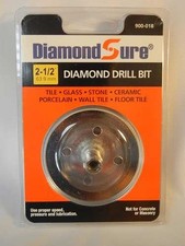 2-1/2" DiamondSure Diamond Drill Bit Glass Tile Granite Ceramic Porcelain Stone