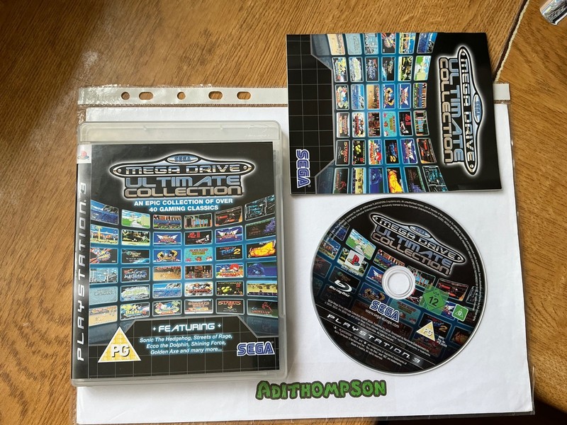 Sega mega drive ultimate collection game ps3 playstation 3
