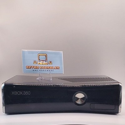Xbox 360 black, Slim Elite: **Console Only** Thoroughly Cleaned and Tested