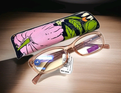 NEW Vera Bradley TINA Blue Light Filtering Reader GLASSES Bloom Blooms +1.00