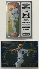 2023 SELECT DIAMOND BLUE PRIZM & CONTENDERS OPTIC SEASON TICKET - BUBBA CHANDLER