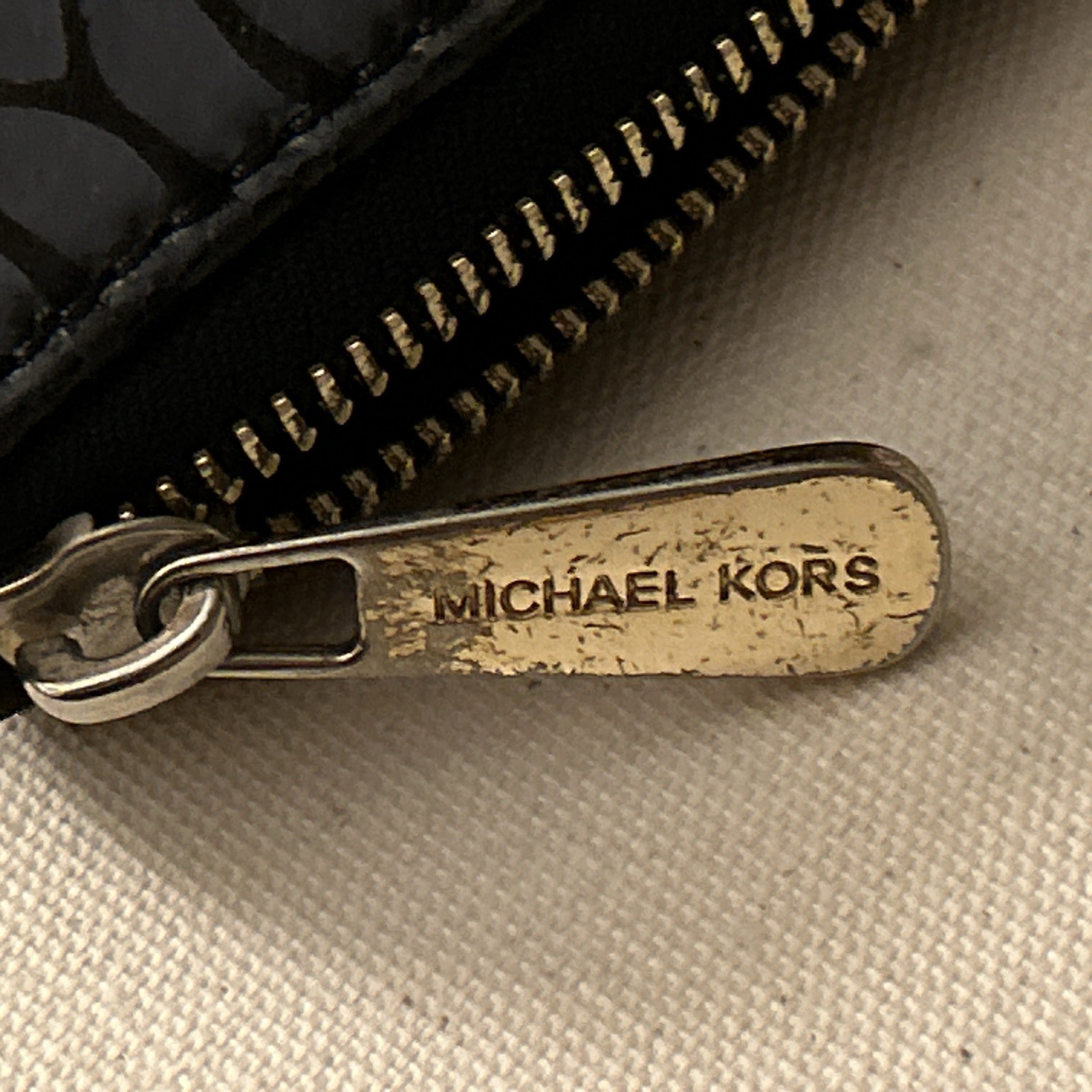 Michael Kors Python Snake Embossed Leather Black … - image 3