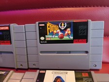 Super Nintendo SNES Game Lot Of 4 Aladdin, Lion King, Ms Pac-Man, Ken Griffey Jr