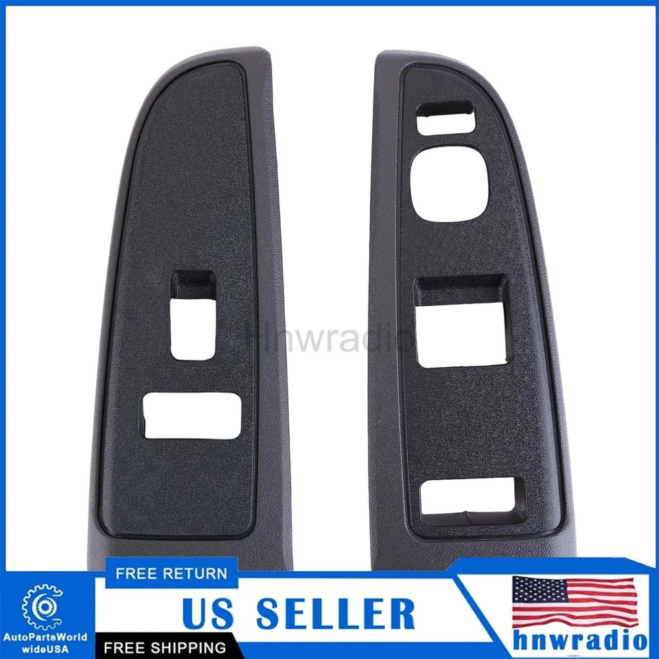 1 Pair LH+RH Side Power Window Switch Bezel for Chevy Silverado Cadillac GMC Foto 2 de 4