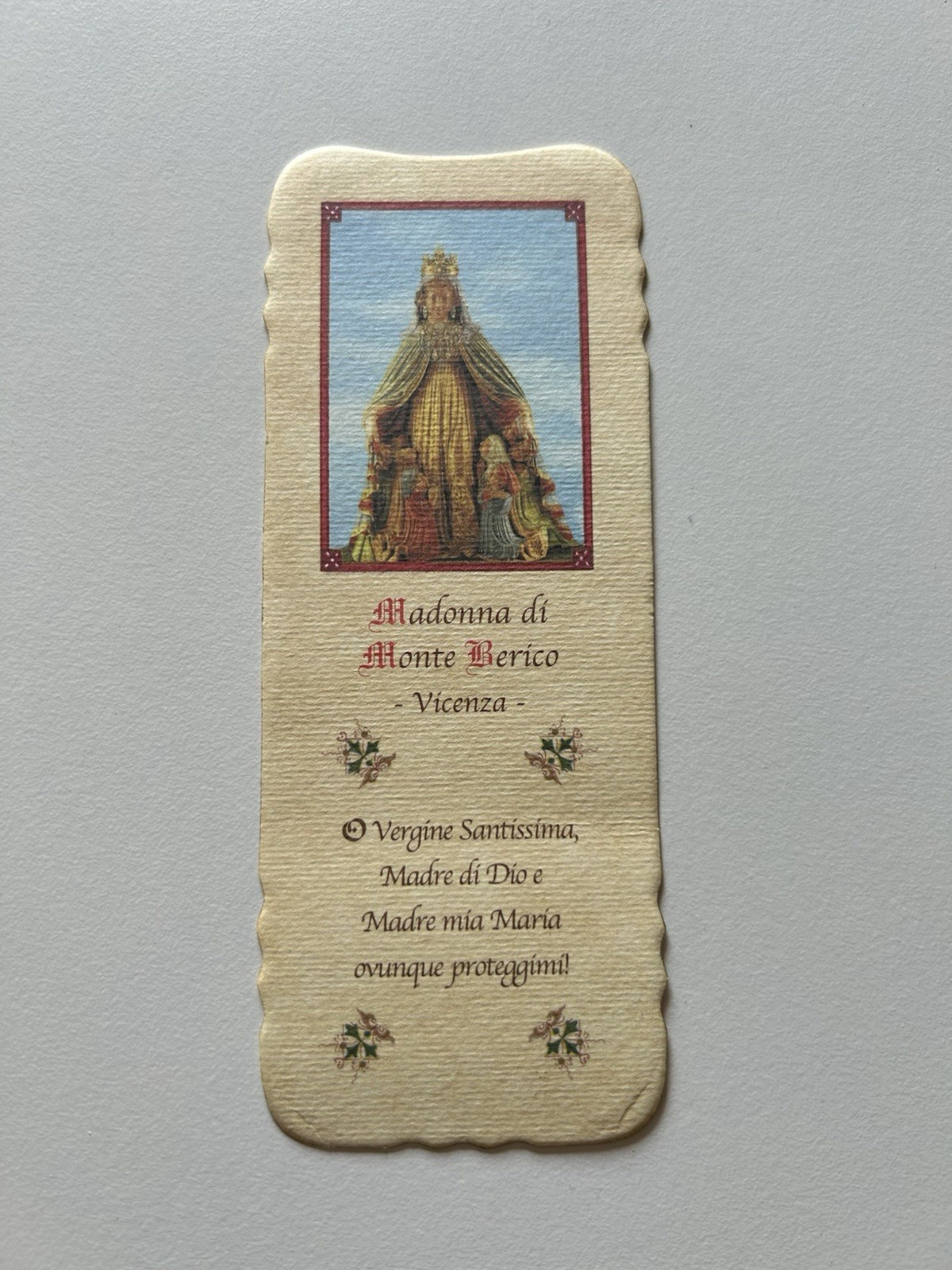 Santino Madonna di Monte Berico (Vicenza), italiano