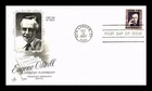 US COVER EUGENE O'NEILL $1 PROMINENT AMERICANS FIRST DAY ISSUE ARTCRAFT