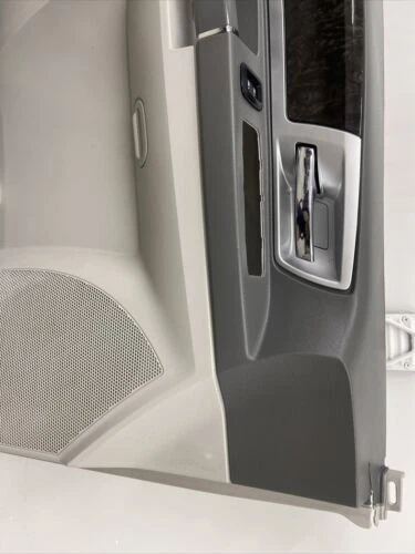 2008-2010 Chrysler Town & Country Set Of Front Power Door Panels OEM Gray/Wood Foto 4 de 4