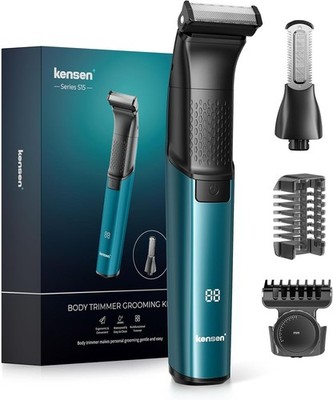 Body Hair Trimmer for Men - 6.0 Upgraded Electric Beard Trimmer, 2-in-1 Dual-...