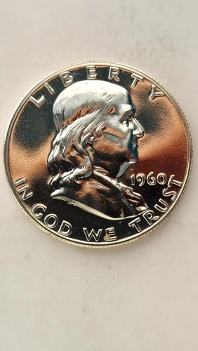 1960 United States Proof Franklin Half Dollar
