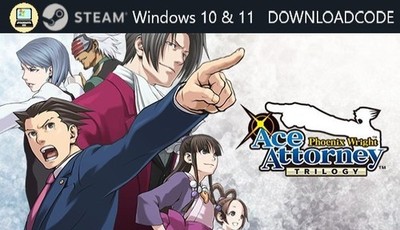 PC Computer Spiel Phoenix Wright Ace Attorney Trilogy für Windows 10 11 STEAM