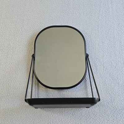 Hearth & Hand Vanity Mirror Unisex OS Black Tilting Tabletop with Tray Base