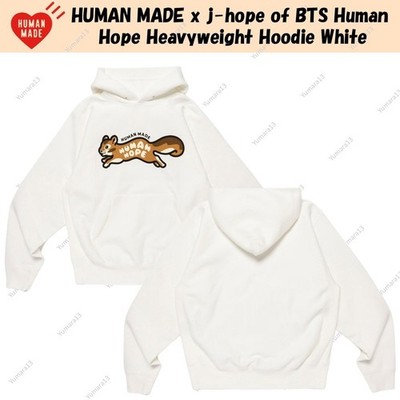 HUMAN MADE x j-hope of BTS Human Hope Heavyweight Hoodie White
