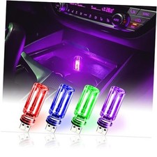 4PCS USB Light,LEDMini Multi-Color Touch-Sensitive 1 Red 1 Blue 1Purple 1Green