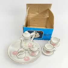 Miniature Tea Set in Original box 10 pieces Porcelain