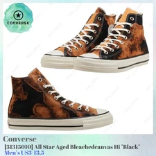 Converse All Star Aged Bleachedcanvas Hi Black 31315010 Men's US3-13.5 NEW