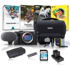 Sony Alpha 7CR Full-Frame Mirrorless Camera Body Editing Software Bundle