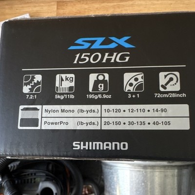 Shimano SLX 150HG Low Profile Baitcast Reel 7.2:1 Right-Hand Retrieve