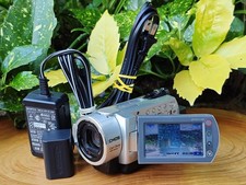 11502 Sony DCR-SR300 HDD Camcorder Nightshot NTSC AS-IS w/ Charger w/o Station