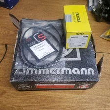 Zimmermann Rear brake Kit  150343720 Rear Brake Rotors, pads, sensor. E90