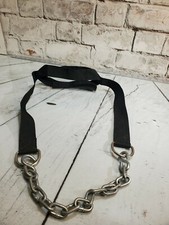Weight Strength Training Chain Harness For Neck Muscles Black