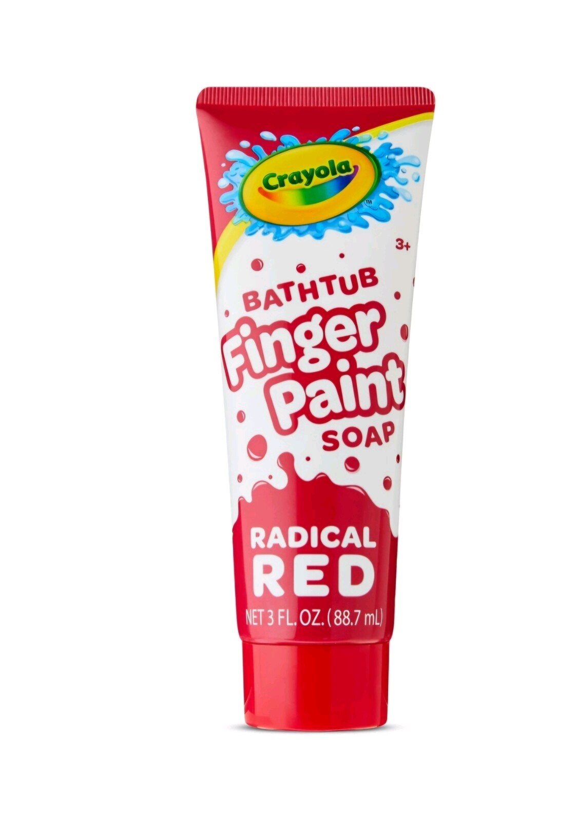 Crayola Bathtub Finger Paint Soap Radical Red Set Of 2 New