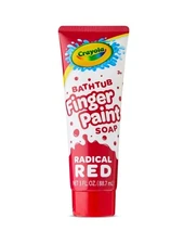Crayola Bathtub Finger Paint Soap Radical Red Set Of 2 New