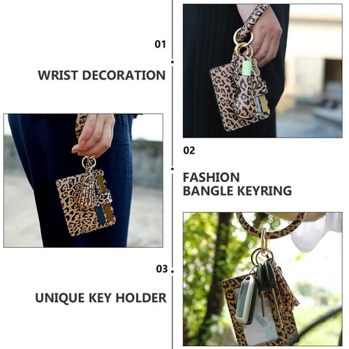 Woman Father Unique Key liquidation Holder Creative Keyring with Credential Bag