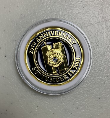 9/11 20 year anniversary challenge coin WTC 9-11-2001 September 11 New With Case