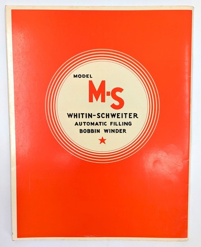 Whitin Machine Works “Catalog of Component Parts Automatic Bobbin Winder", 1949 - Picture 2 of 5