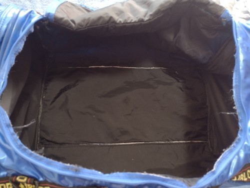 VINTAGE AIR LOG DUFFEL TRAVEL GYM BAG 1990'S - FREE POSTAGE - Picture 10 of 11