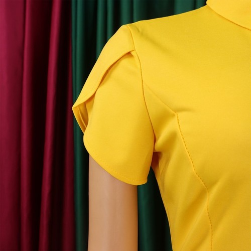 Kleid für Damen, Damen Elegantes Bleistiftkleid für Frauen Freizeit Midikleid - Bild 10 von 39