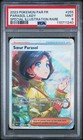 CARTE POKEMON SOEUR PARASOL 255/182 FAILLE PARADOXE PSA 9
