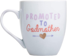 Promoted to Godmother Mug, Keepsakes for Godmothers, New Baby Blessing Keepsa...