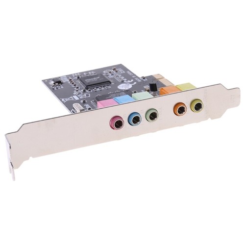 PCI-E Audio Digital Sound Card 5.1 Solid Capacitors CMI8738 Chipset + Barrier - Picture 8 of 15