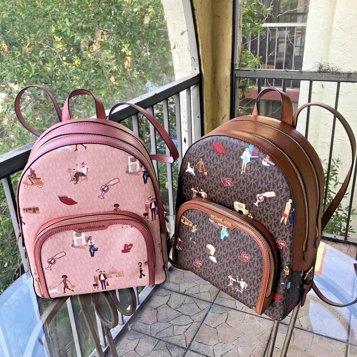 Michael Kors Jet Set Girls Jaycee Large Backpack - VARIATIONS