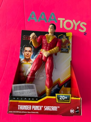 DC Comics Shazam! Thunder Punch Shazam! 12-Inch Action Figure Dented Pkg