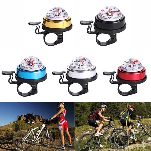 4 Pièces Cloche De Vélo En Aluminium Vélo Mini Bell Noir Cloche De Vélo