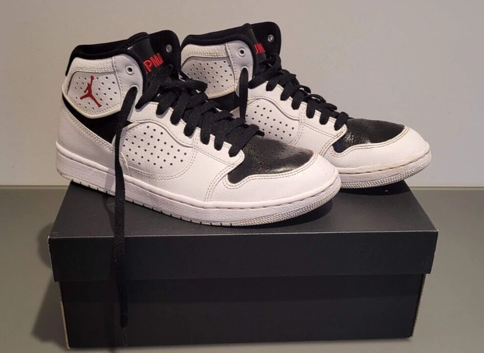 Nike Air Jordan Access bianche nere rosse universitarie AR3762 101 taglia UK 6 con scatola