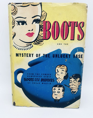 Edgar Martin Boots and the Mystery of the Unlucky Vase Whitman 1943 Vintage