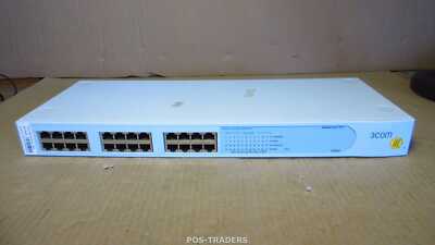 3Com 3C16479 Baseline Switch 2816 16x 10/100/1000 RJ-45 Gigabit NO RACK EARS
