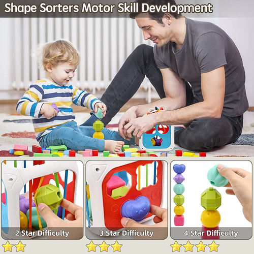 Baby Toys 12 18 Months, Sensory Montessori Toys for 1 2 Year Old Boy Girl Gifts, - Picture 3 of 12