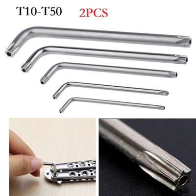 Für Torx Schraubendreher Schraubenschlüssel Werkzeug Set 2-fach Mini für T10